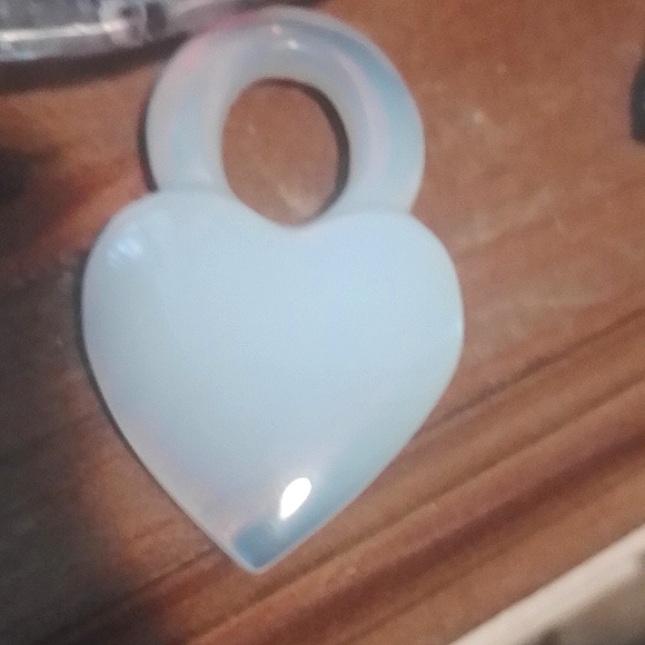 Other - Opalite Heart lock carving